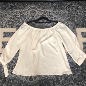J.Crew off the shoulder blouse. Off white.